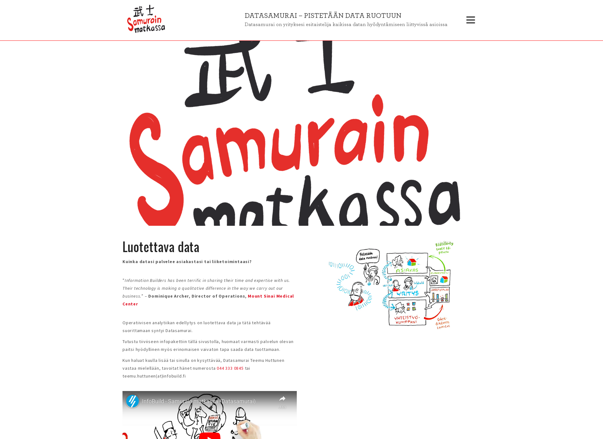 Screenshot for datasamurai.fi