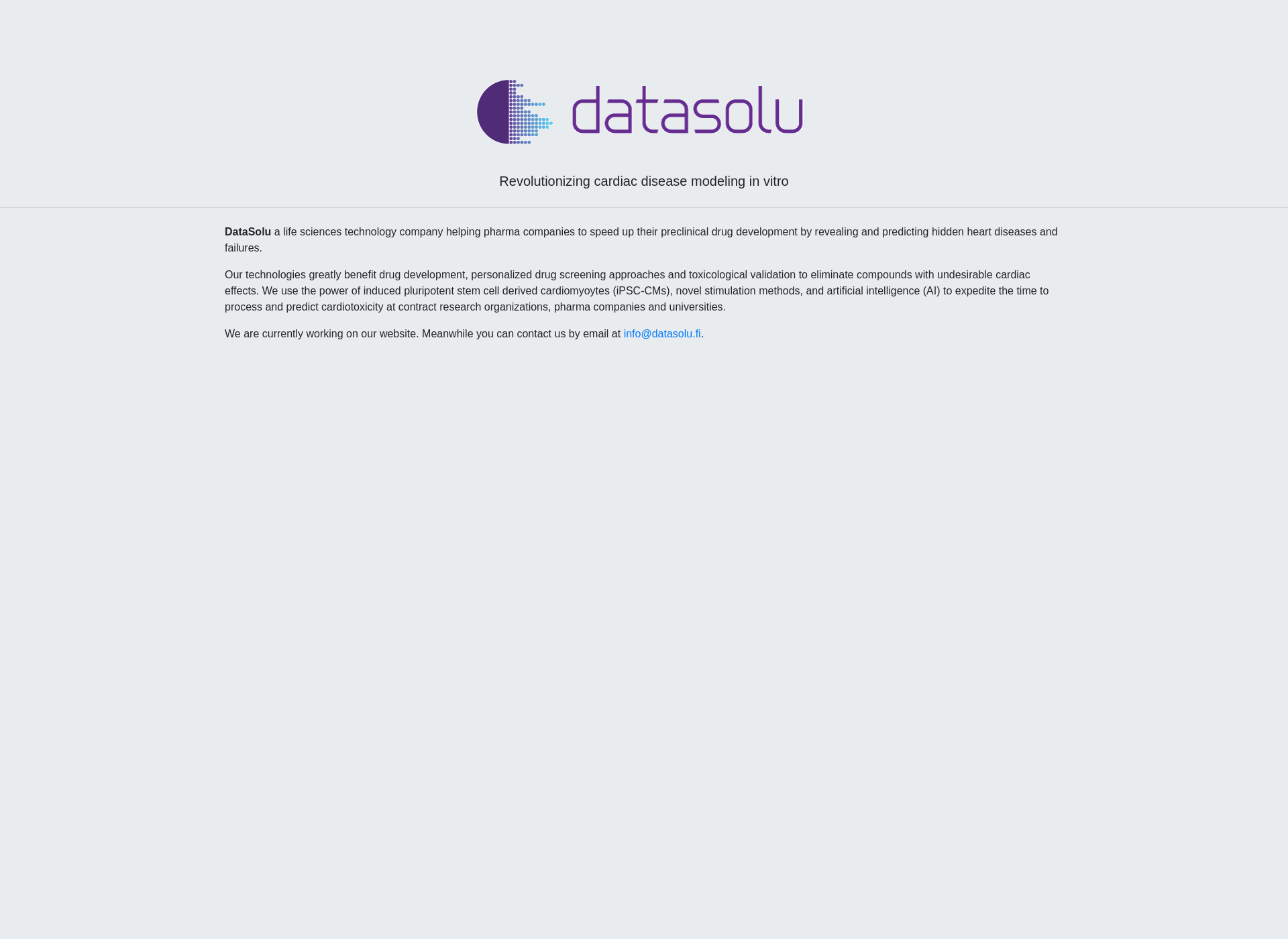 Screenshot for datasolu.fi