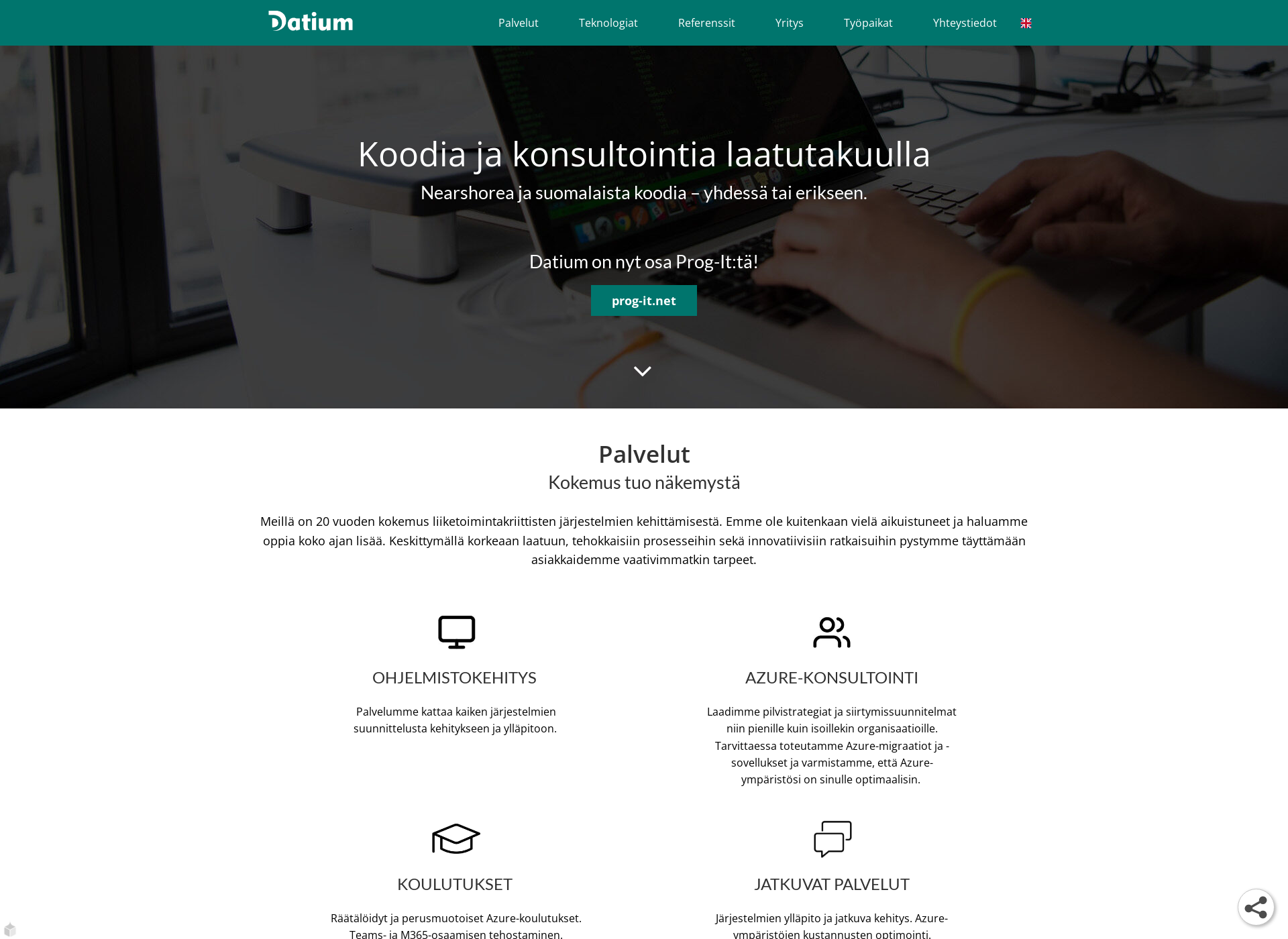 Screenshot for datium.fi