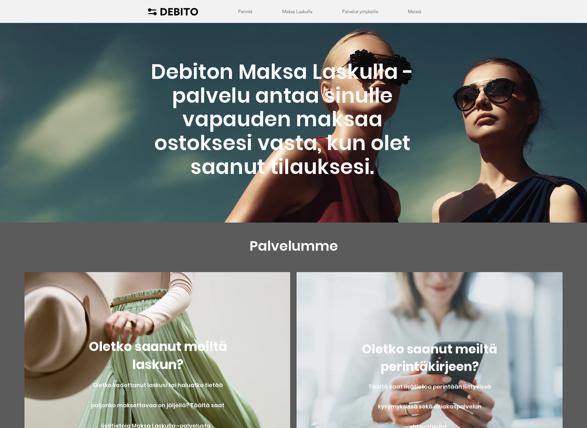 Screenshot for debito.fi