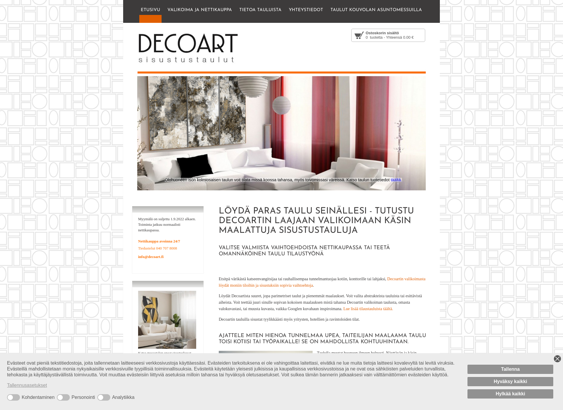 Screenshot for decoart.fi