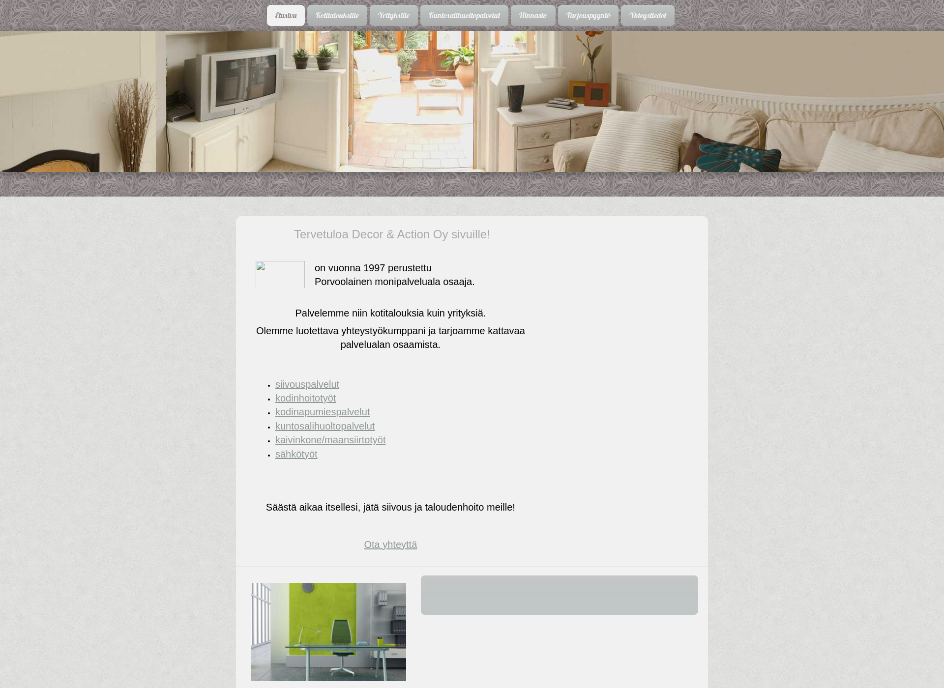 Screenshot for decor-action.fi