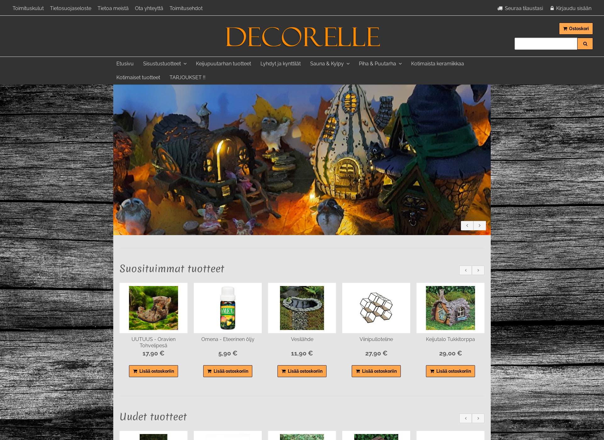 Screenshot for decorelle.fi