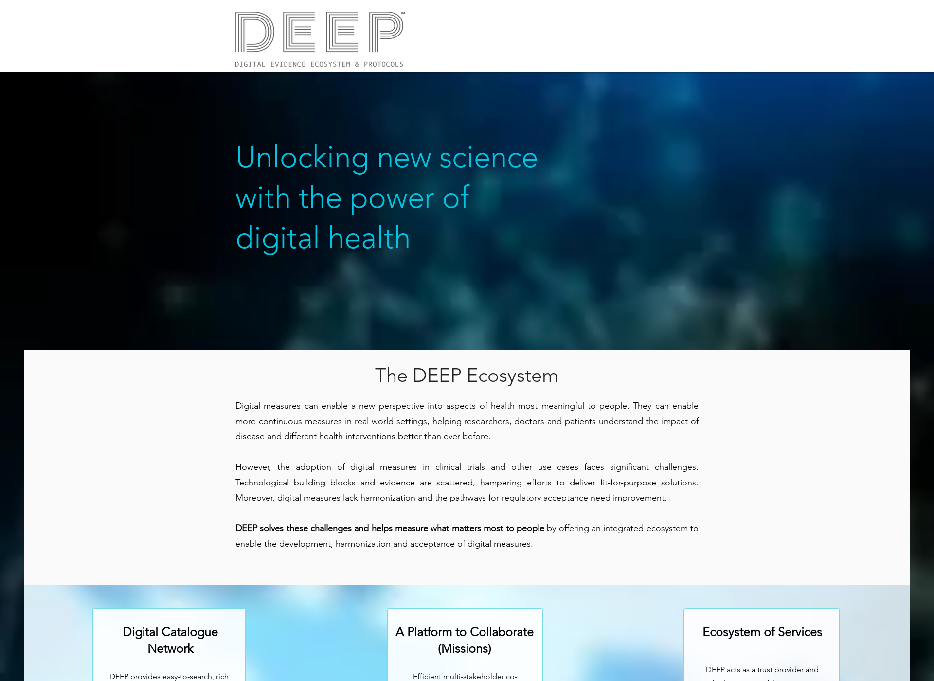 Screenshot for deepmeasures.health