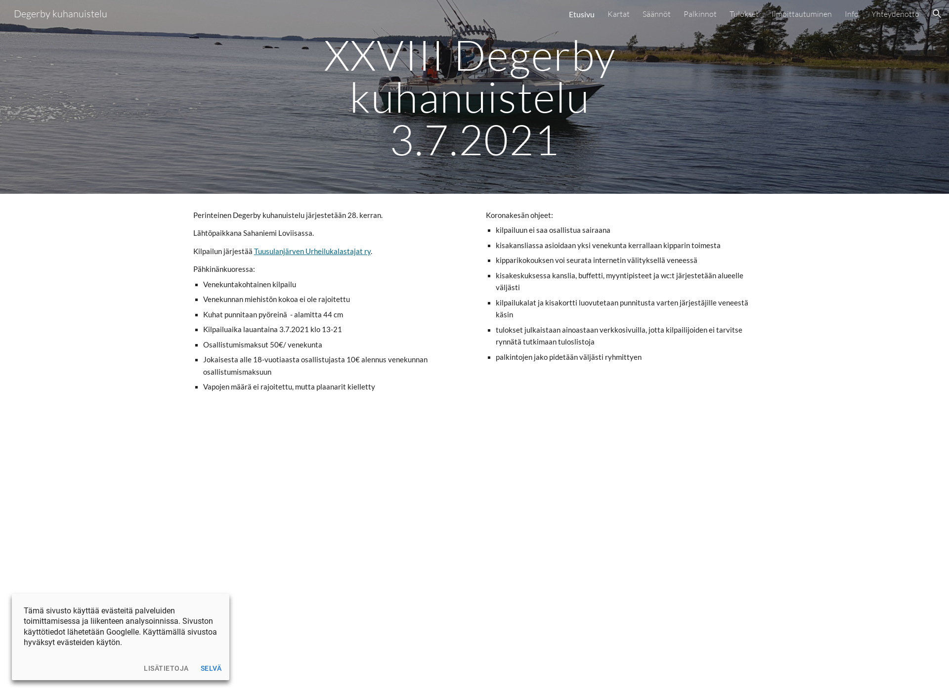 Screenshot for degerbykuhanuistelu.fi