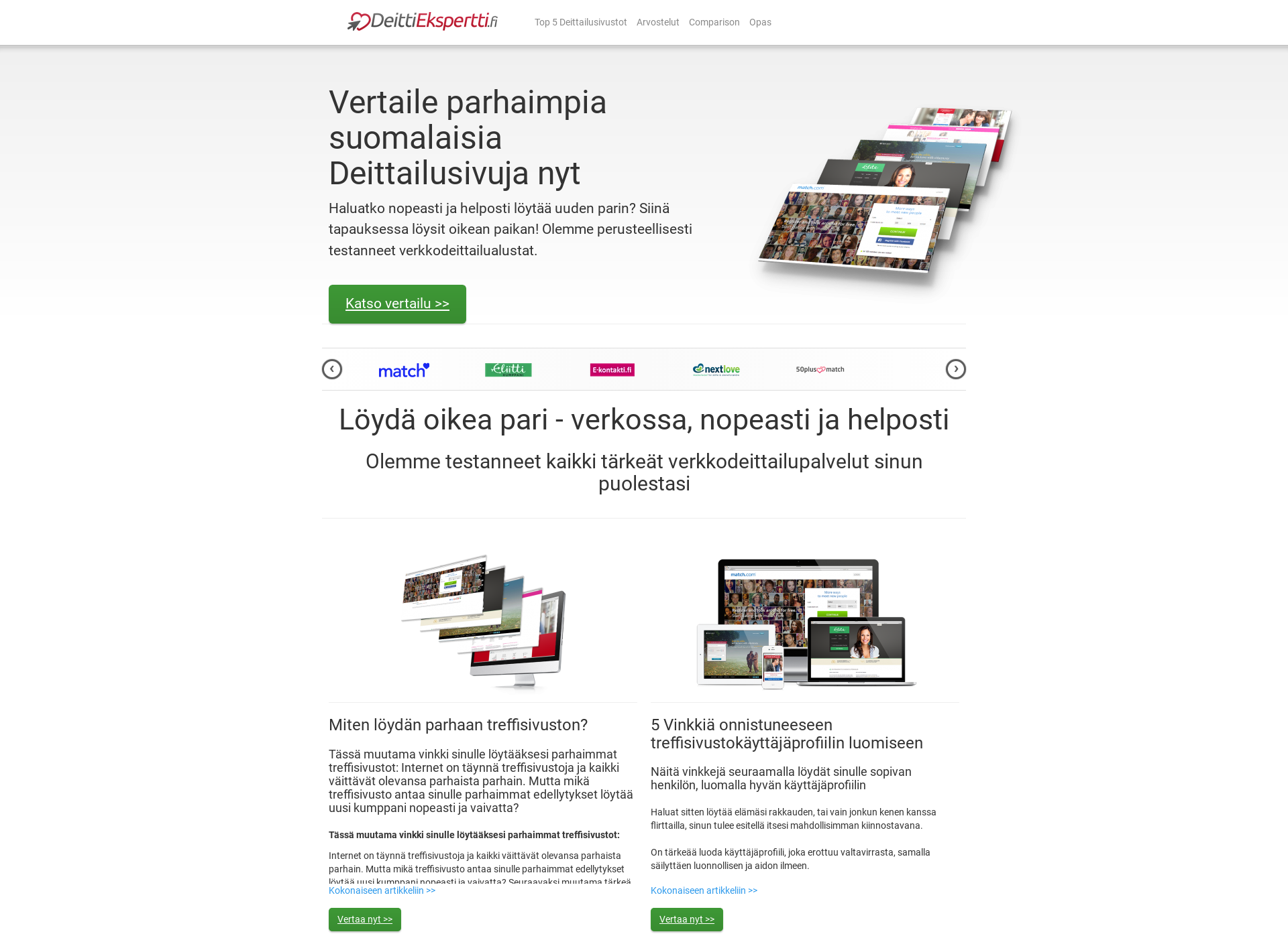 Näyttökuva deittiekspertti.fi