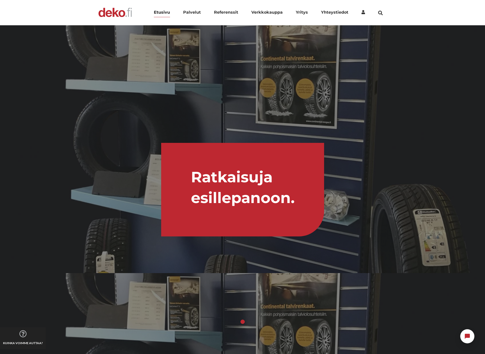Skärmdump för deko.fi
