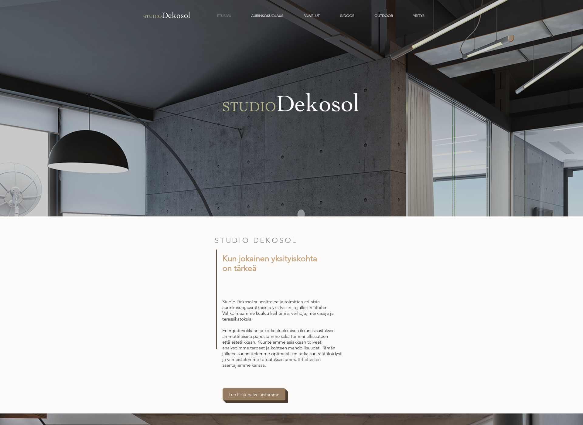 Screenshot for dekosol.fi