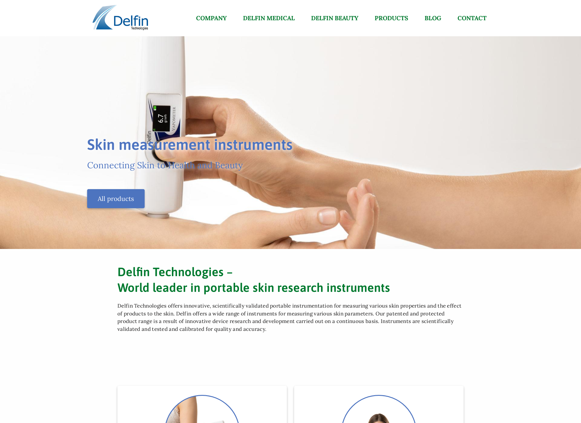 Screenshot for delfintechnologies.fi