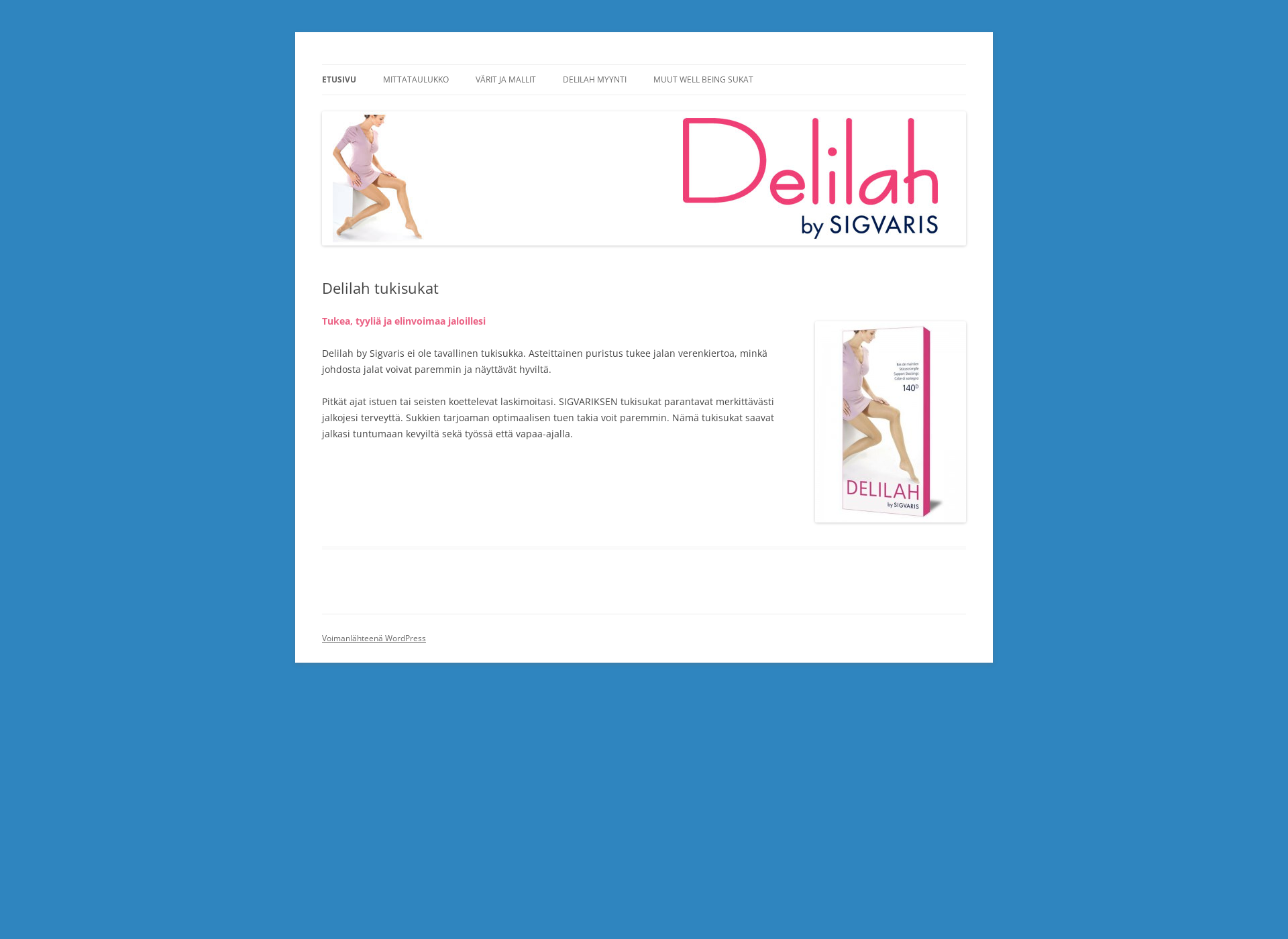 Screenshot for delilah.fi