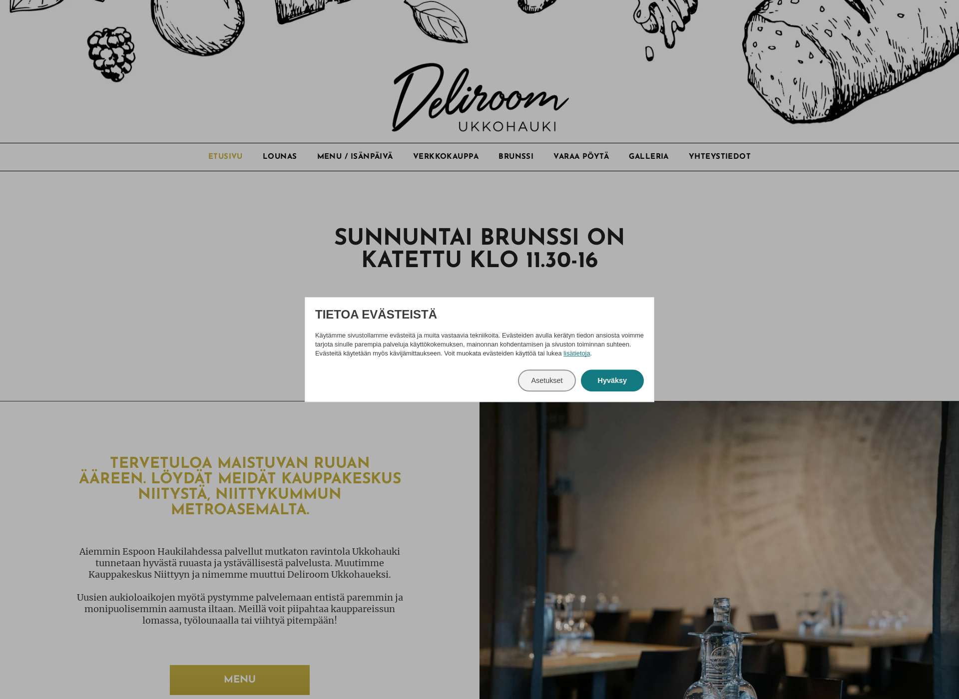 Screenshot for deliroomukkohauki.fi