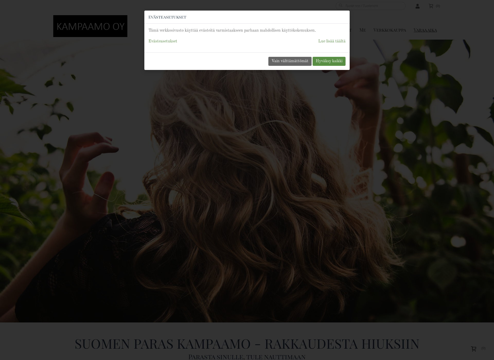Screenshot for demokampaamo.fi