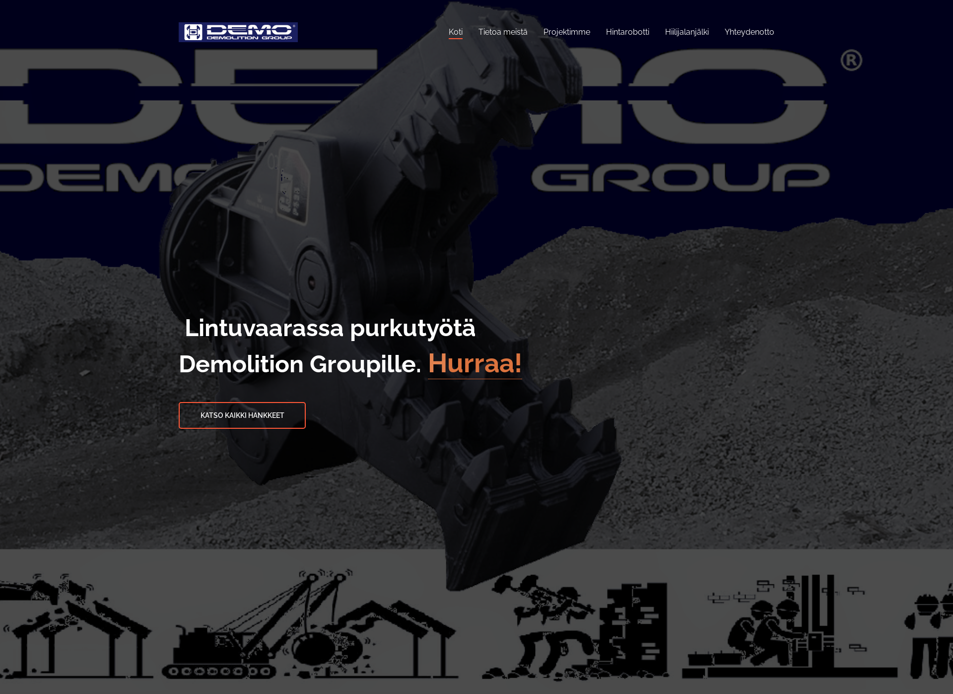 Skärmdump för demolition.fi