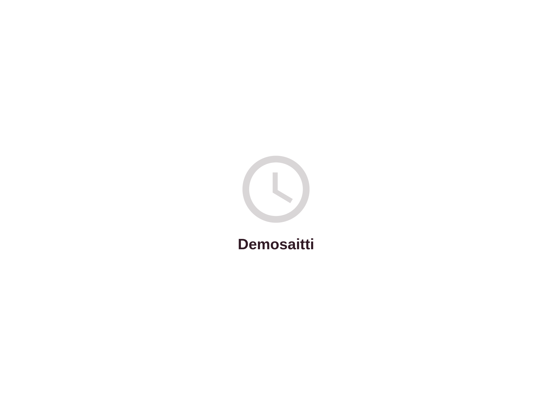 Skärmdump för demosaitti.fi