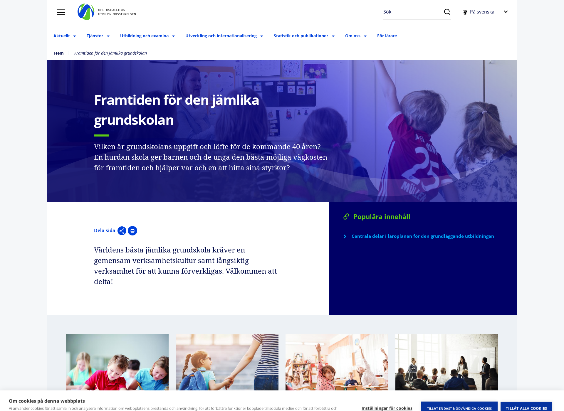 Screenshot for denbastaskolan.fi
