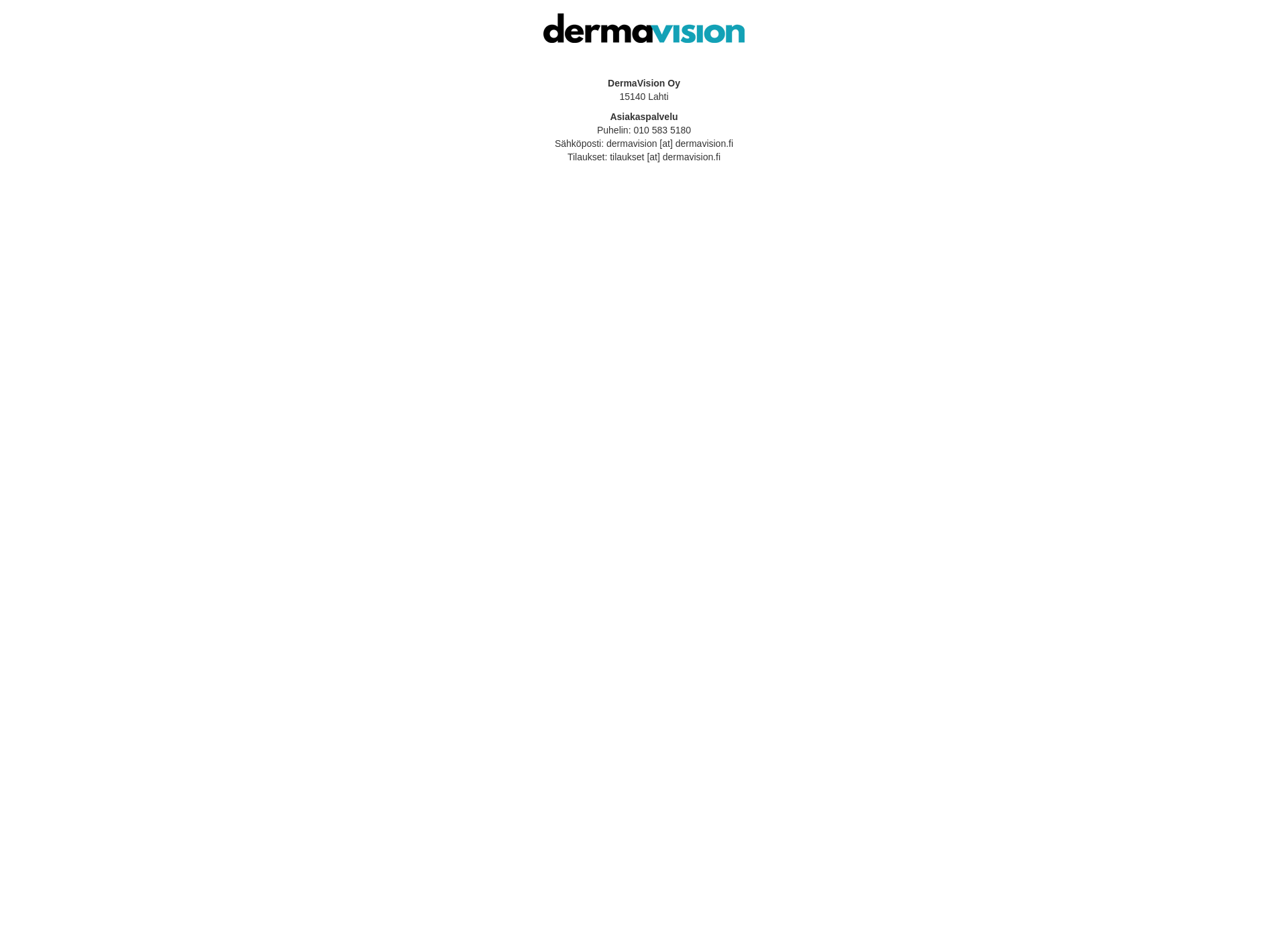 Screenshot for dermavision.fi