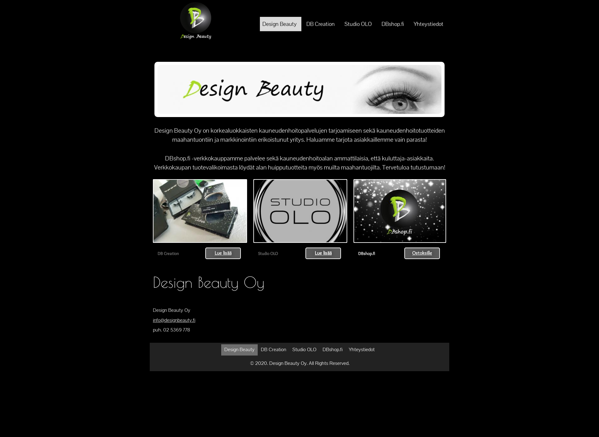 Screenshot for designbeauty.fi