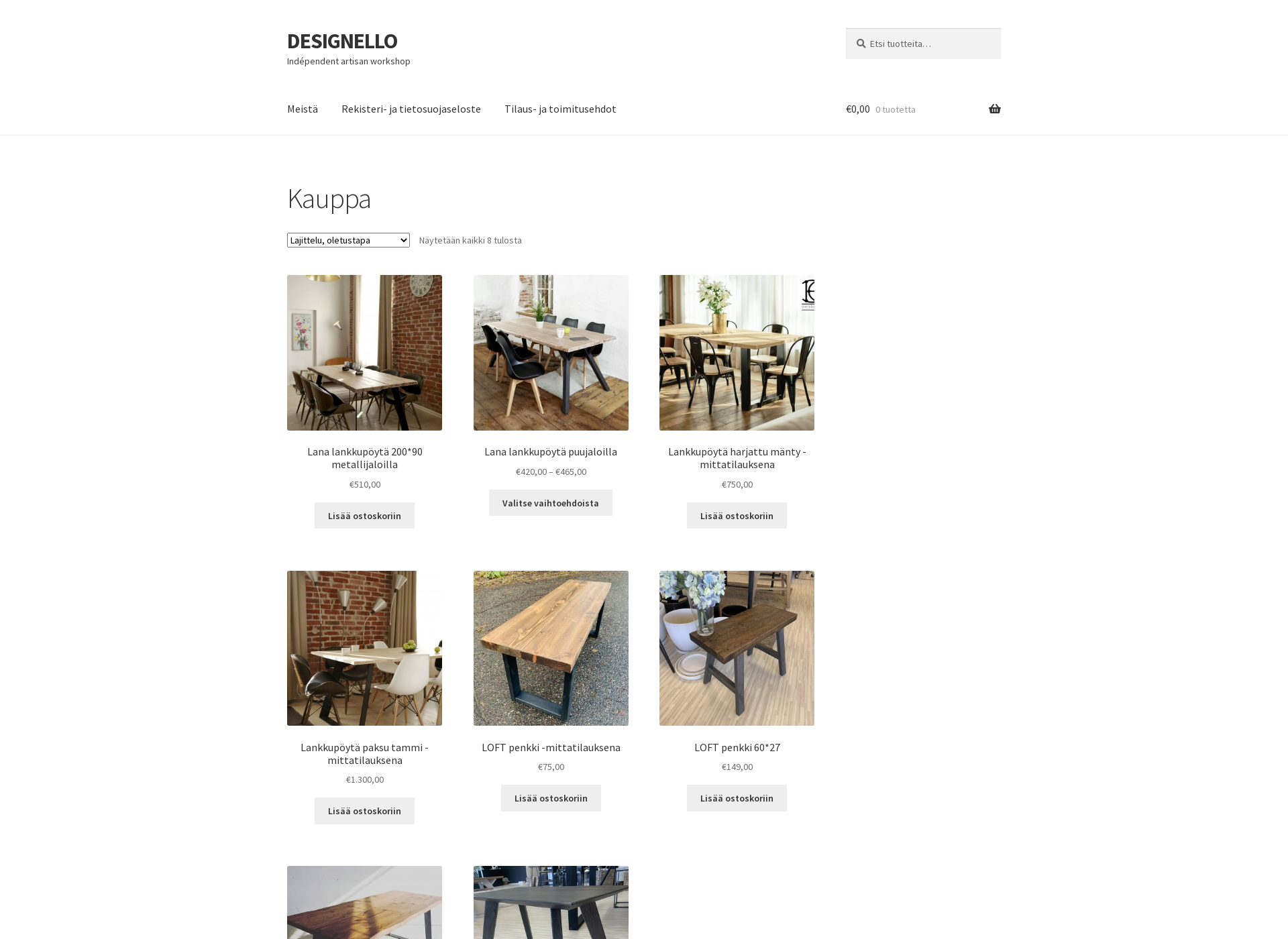 Screenshot for designello.fi
