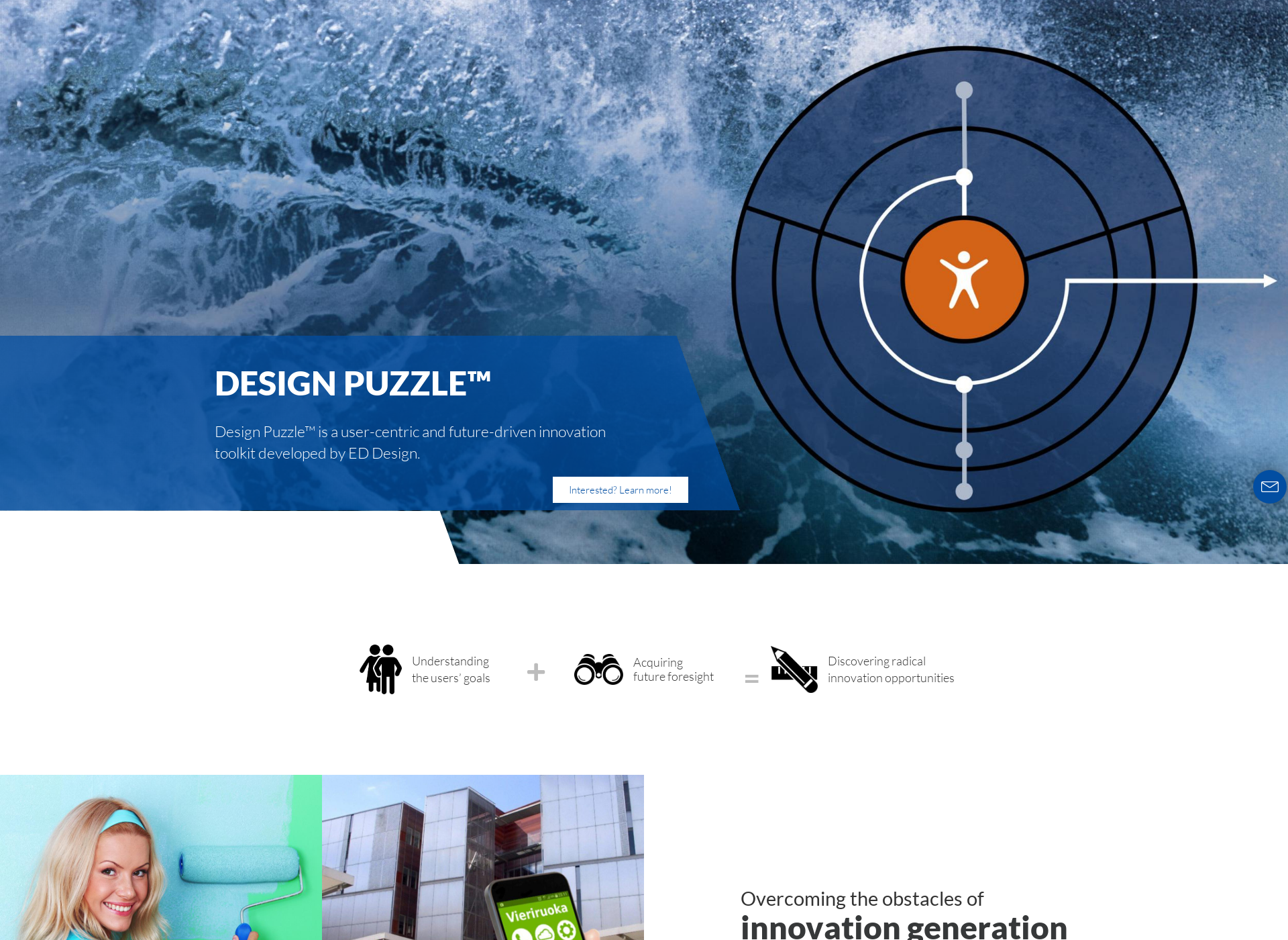 Skärmdump för designpuzzle.fi