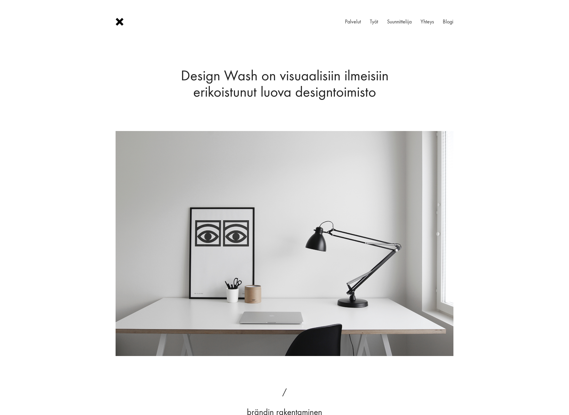 Skärmdump för designwash.fi