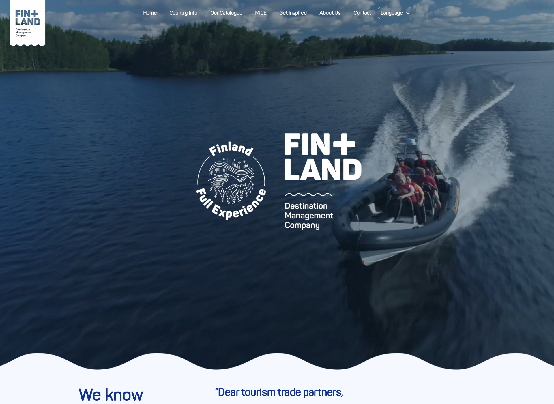Screenshot for destinationmanagementfinland.fi
