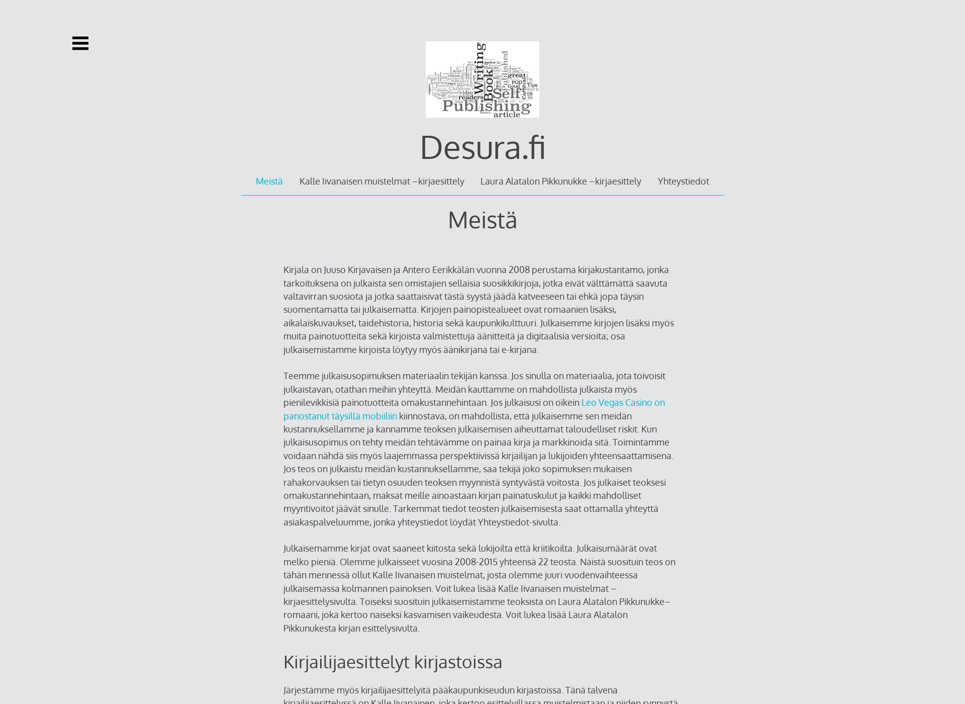 Skärmdump för desura.fi