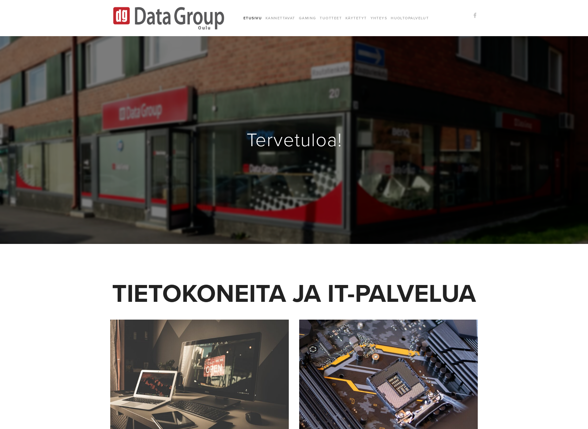 Skärmdump för dgoulu.fi