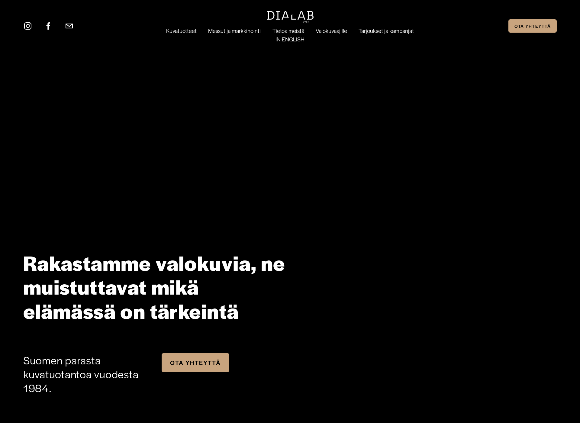 Screenshot for dialab.fi