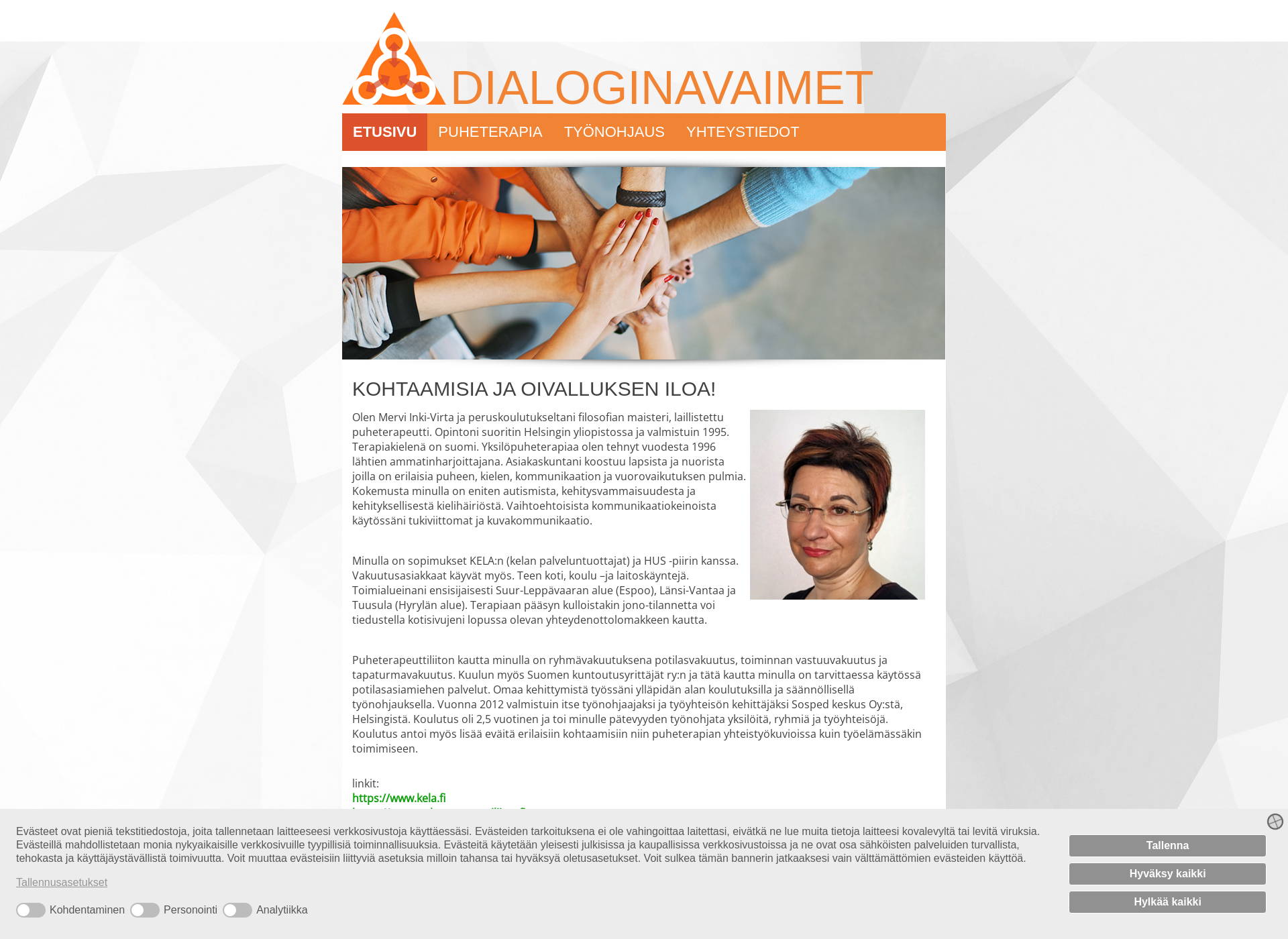 Skärmdump för dialoginavaimet.fi