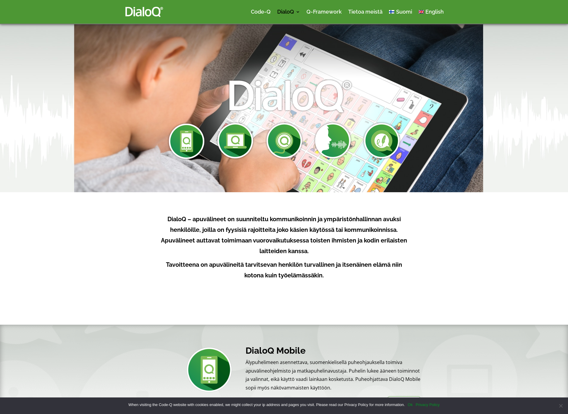 Screenshot for dialoq.fi