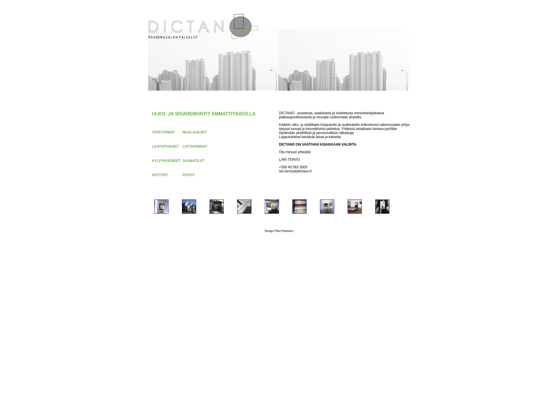 Screenshot for dictano.fi