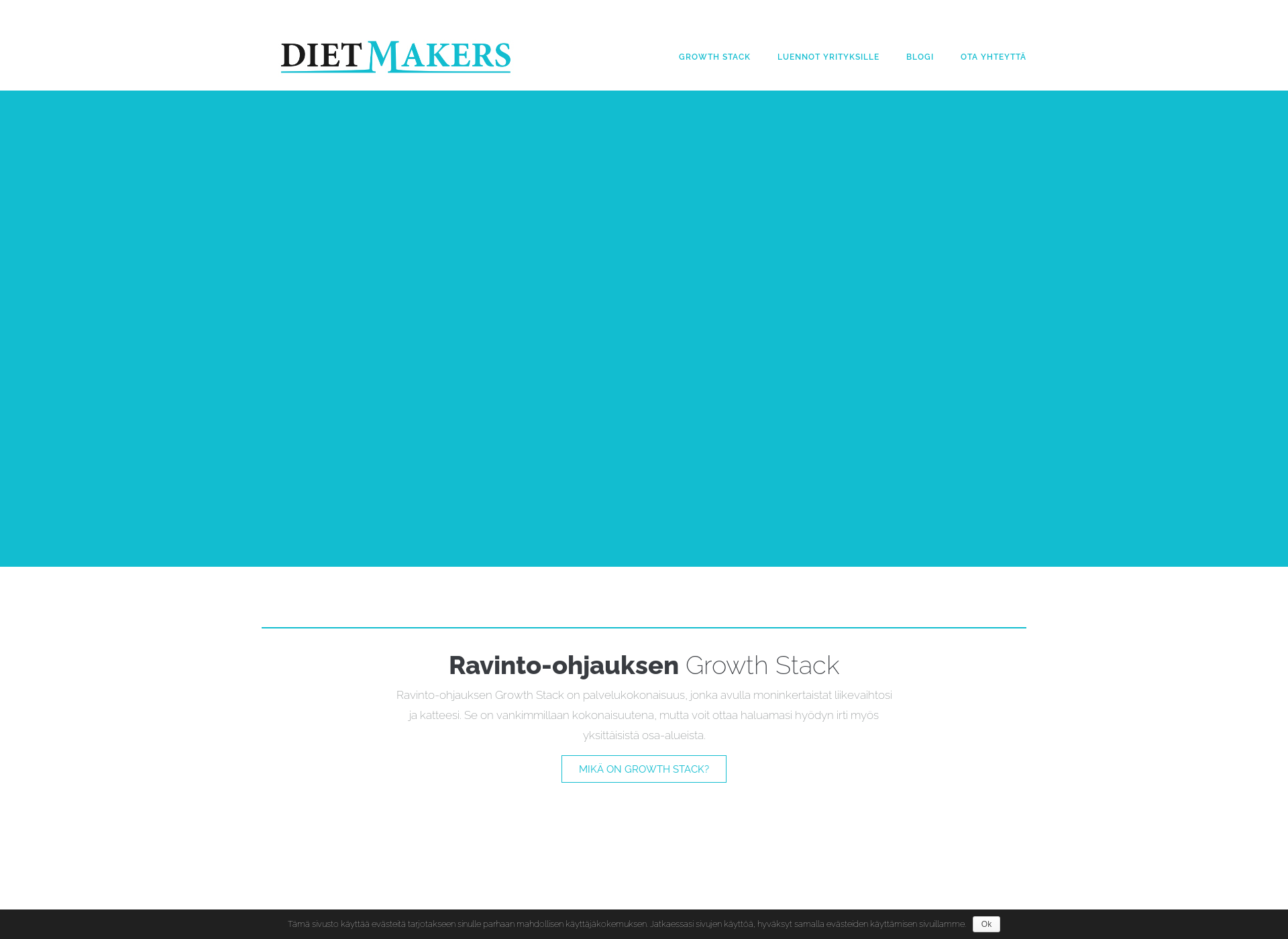 Skärmdump för dietmakers.fi