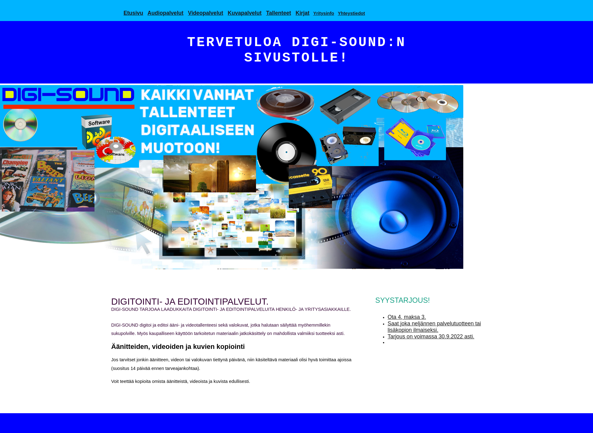 Screenshot for digi-sound.fi