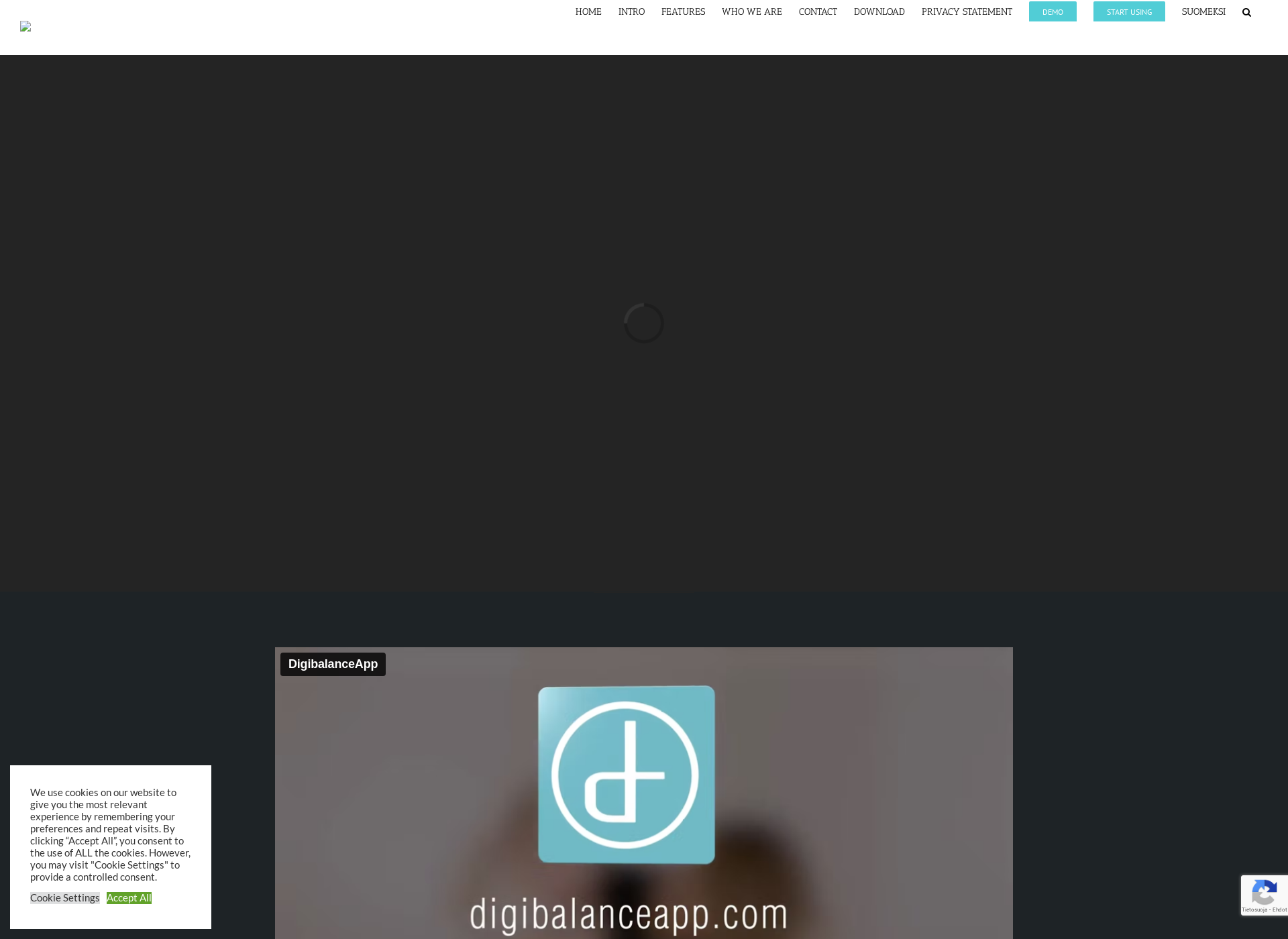 Skärmdump för digibalanceapp.com