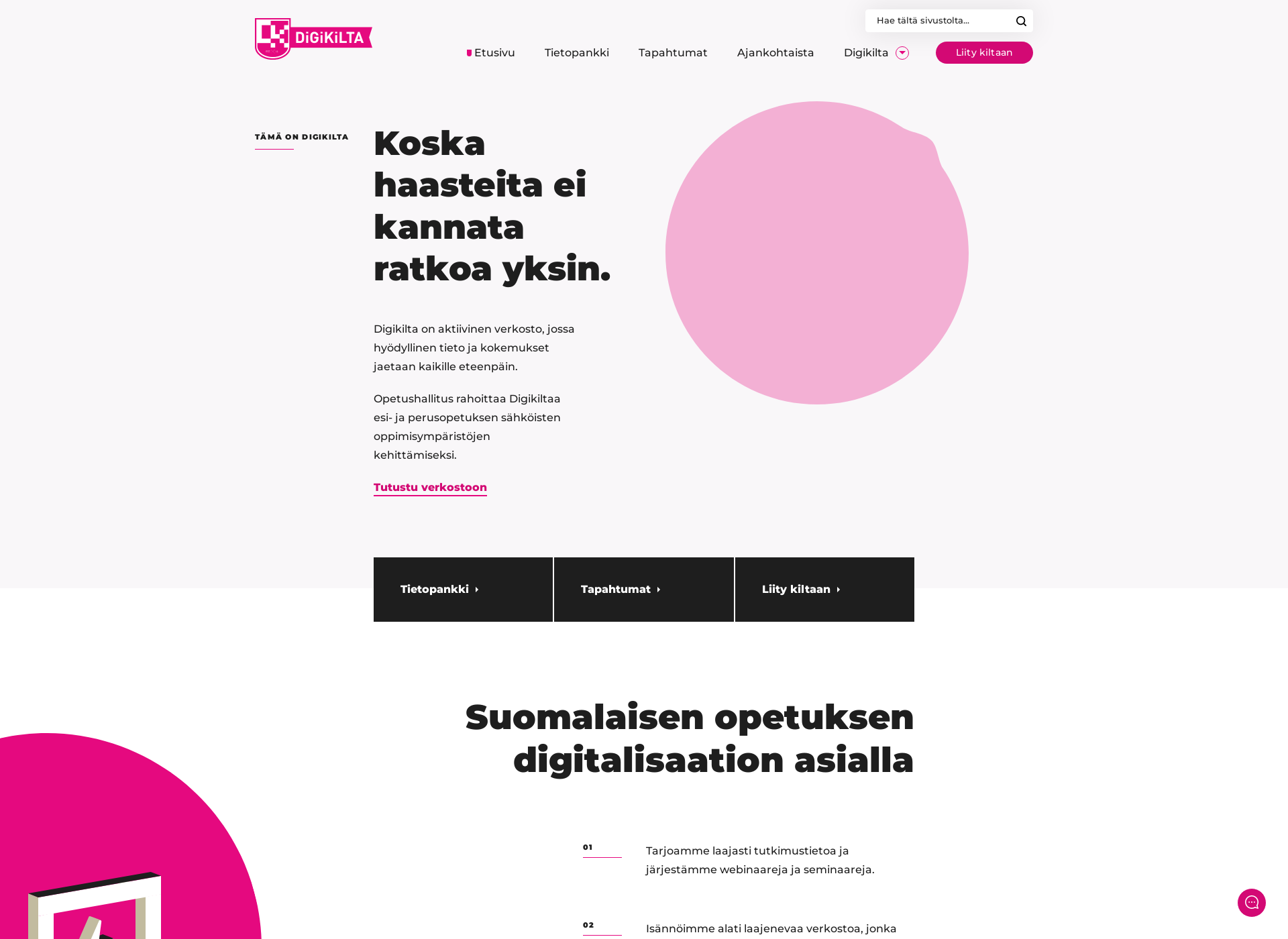Screenshot for digikilta.fi