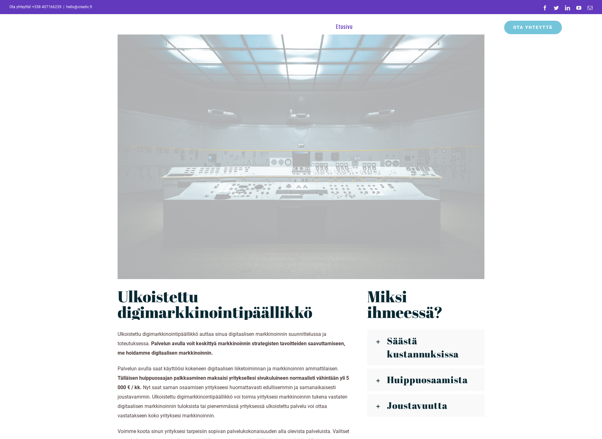 Screenshot for digimarkkinointipaallikko.fi