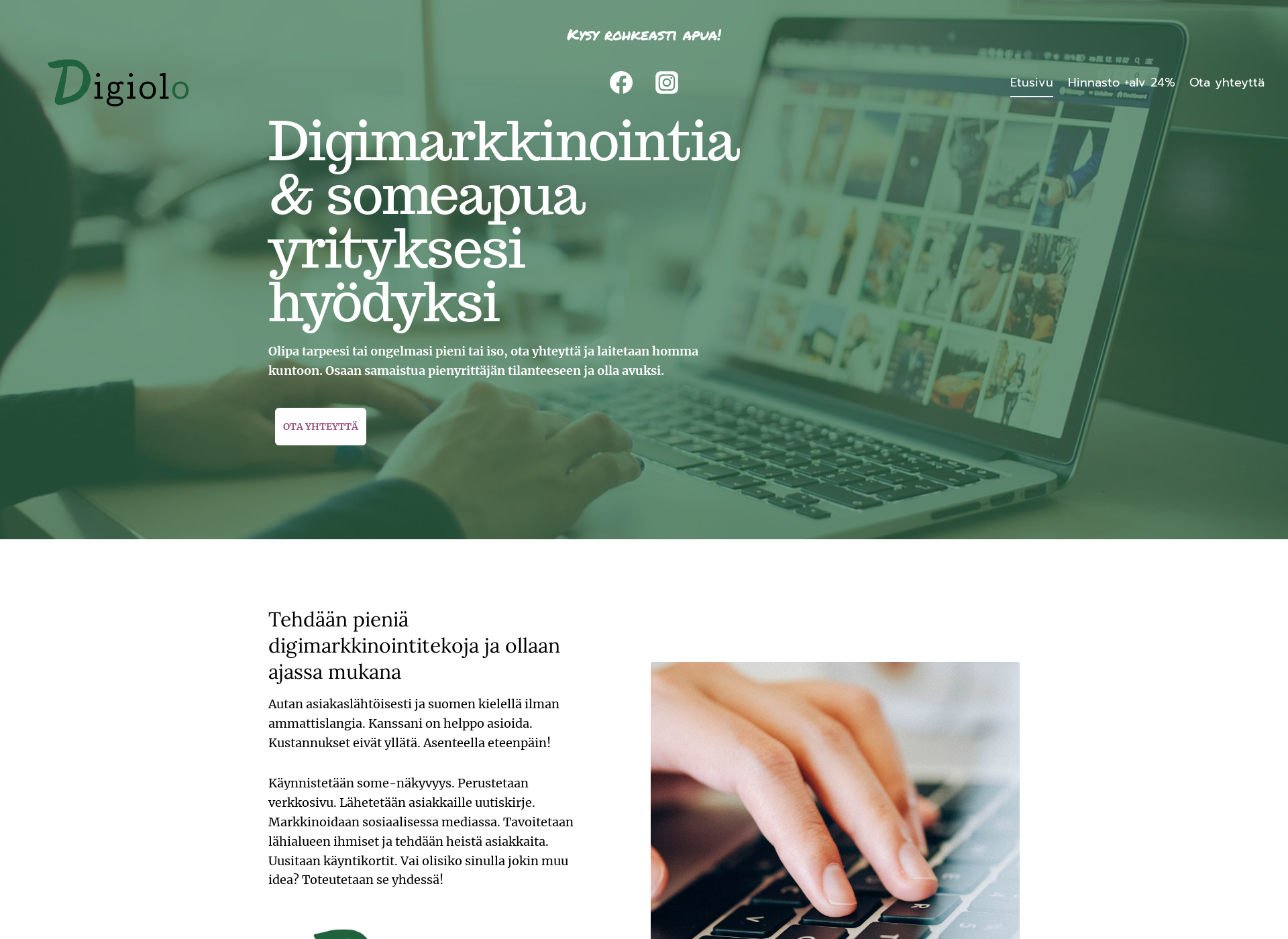 Screenshot for digiolo.fi