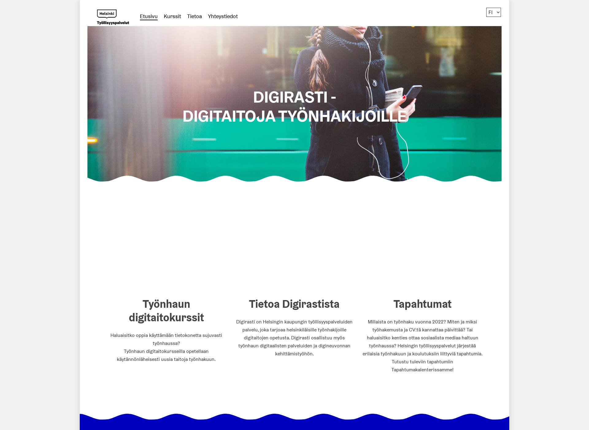 Skärmdump för digirasti.fi