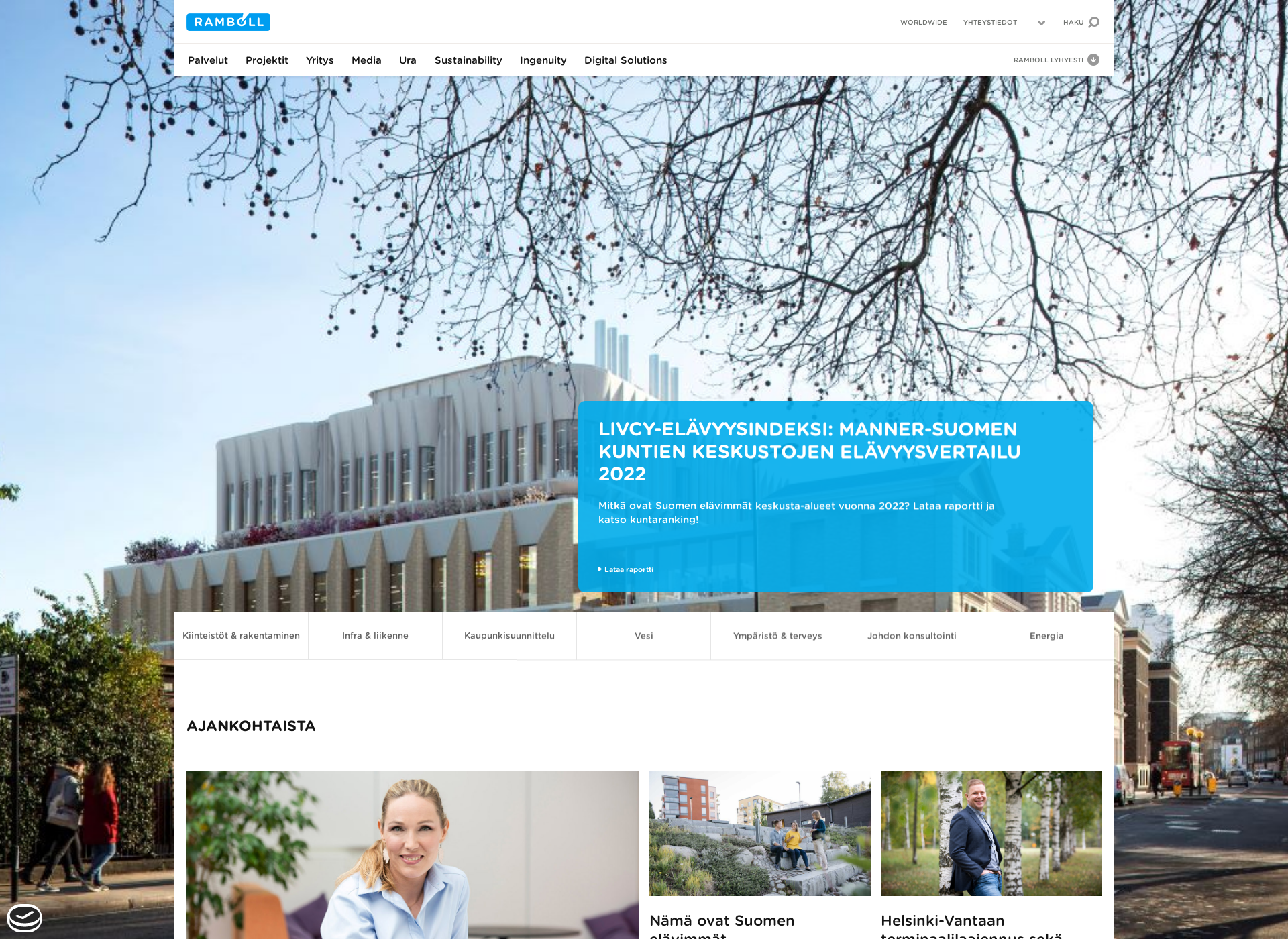 Screenshot for digitaalinenekskursio.fi