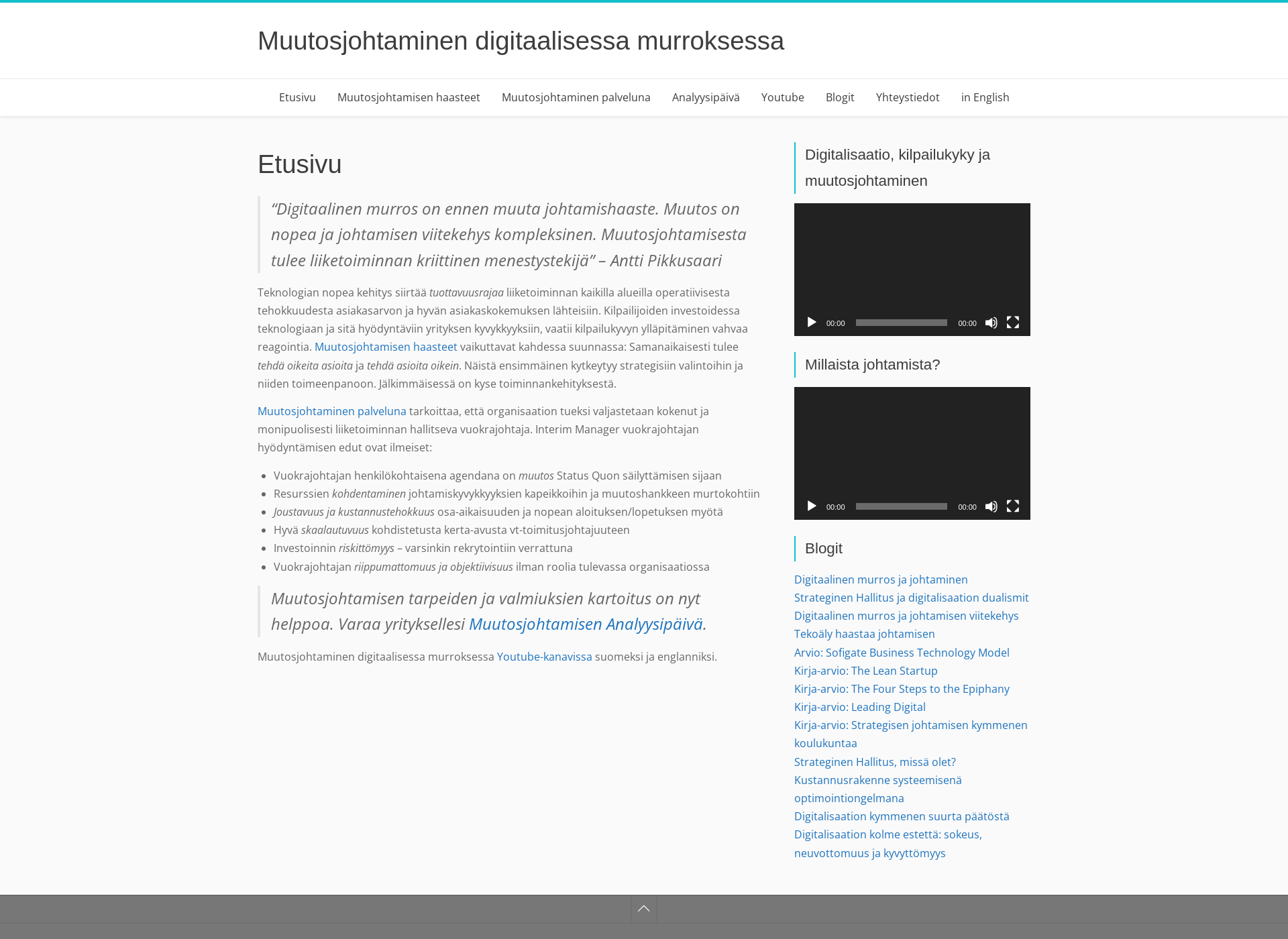 Skärmdump för digitaalinenmurros.fi