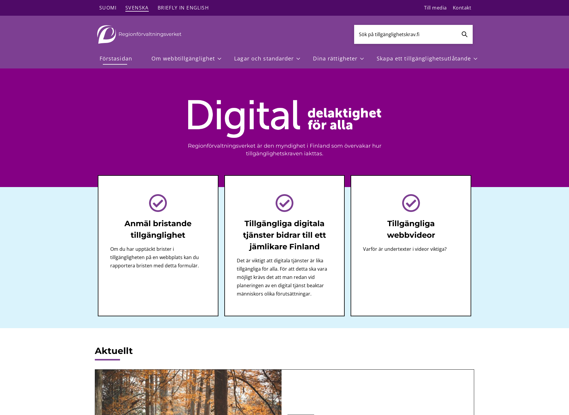 Näyttökuva digitaldelaktighetforalla.fi