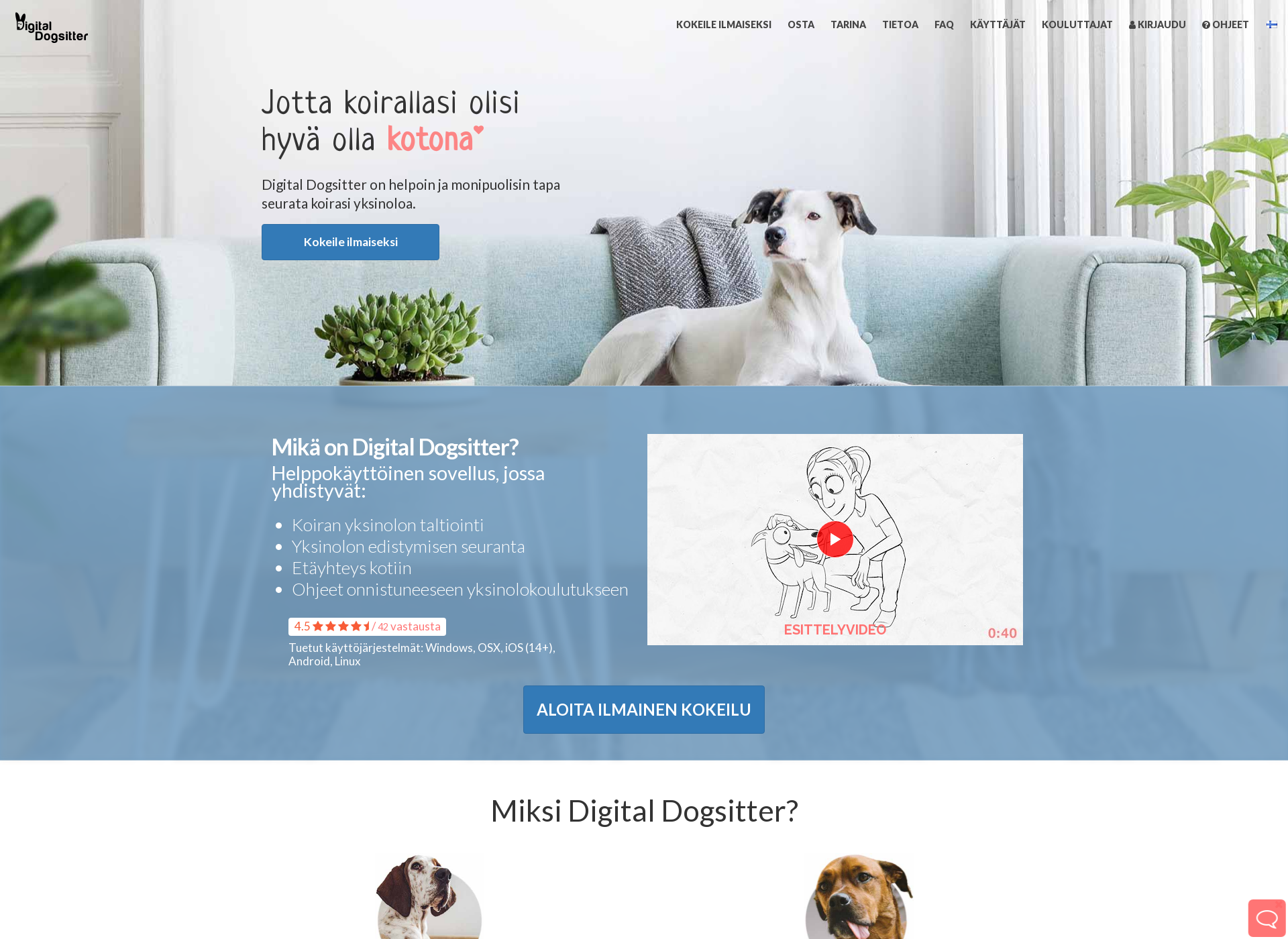 Screenshot for digitaldogsitter.com