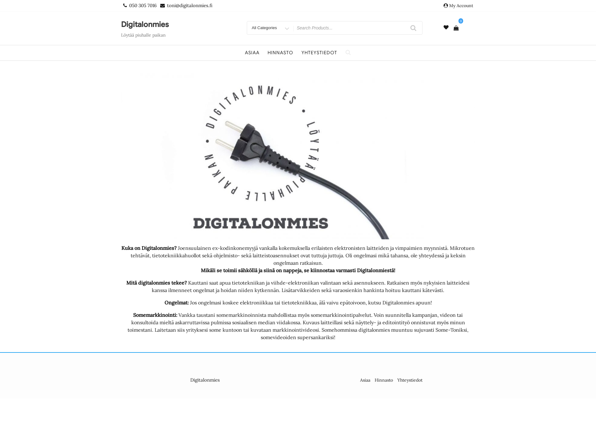 Screenshot for digitalonmies.fi