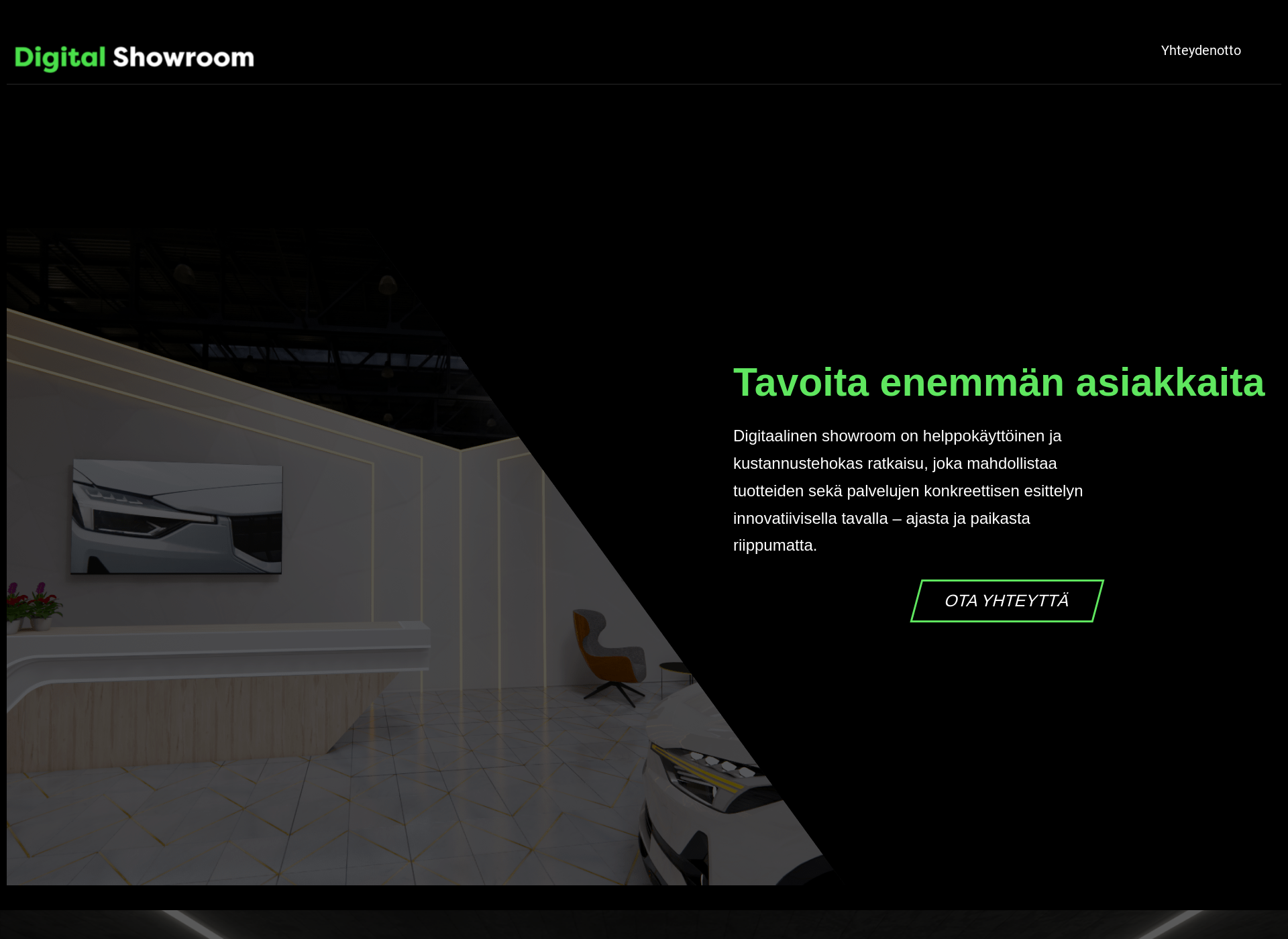 Skärmdump för digitalshowroom.fi
