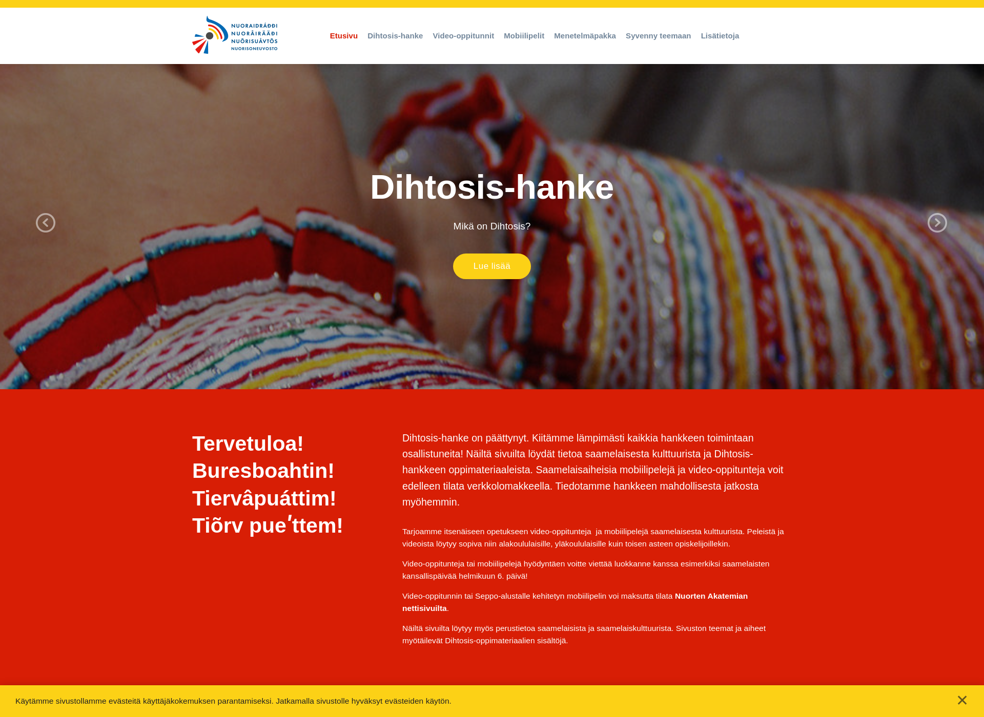 Screenshot for dihtosis.fi