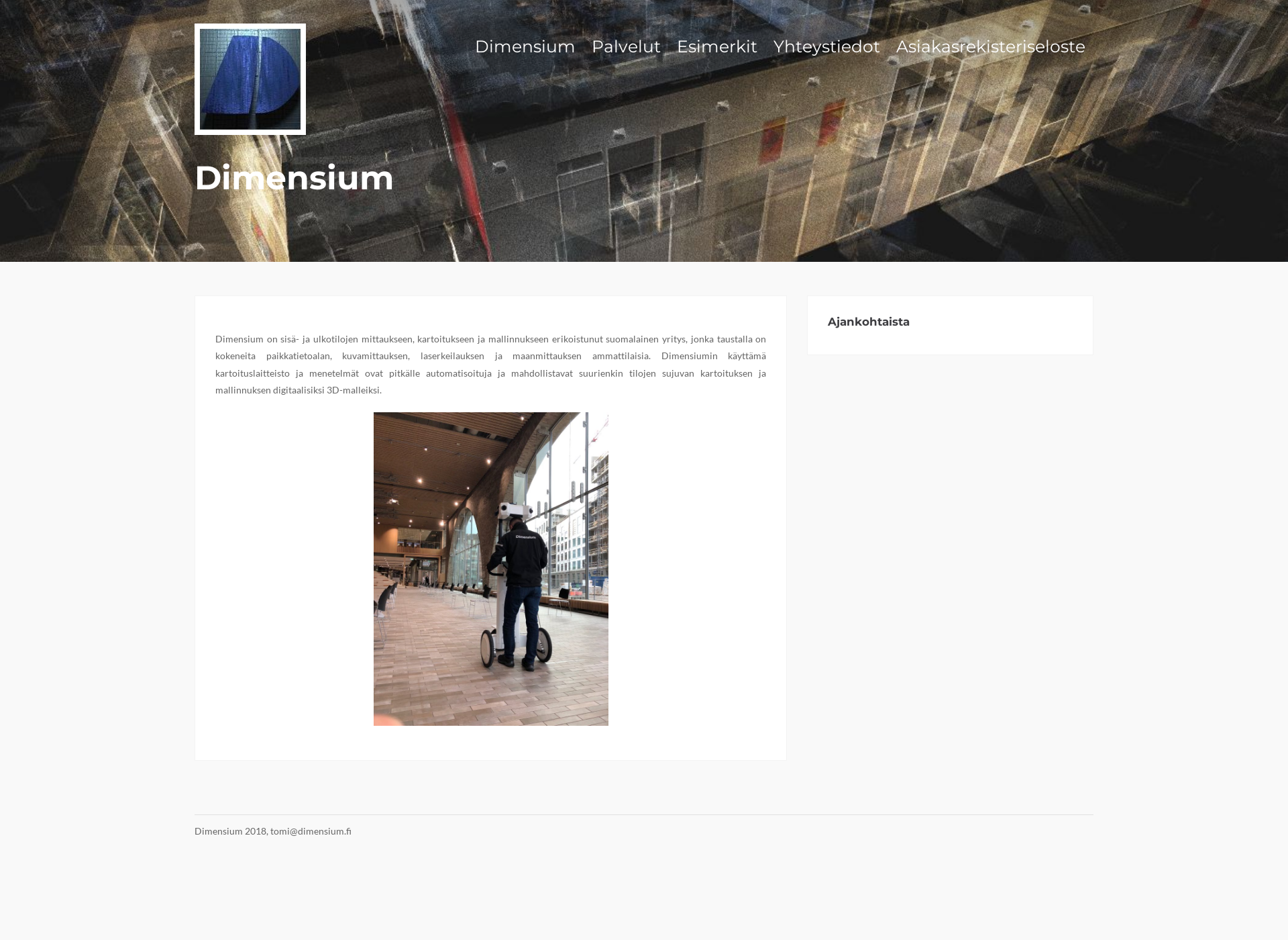 Screenshot for dimensium.fi