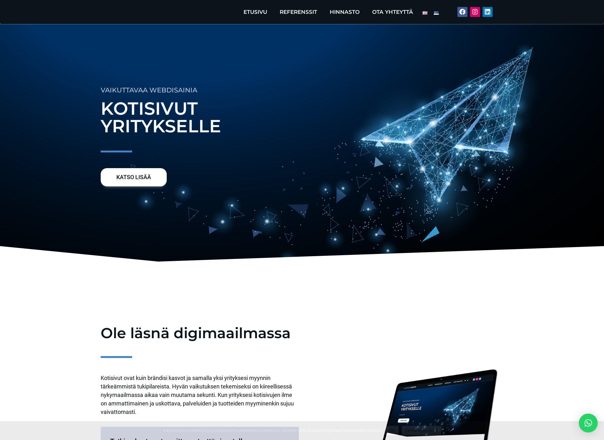 Skärmdump för disain.fi