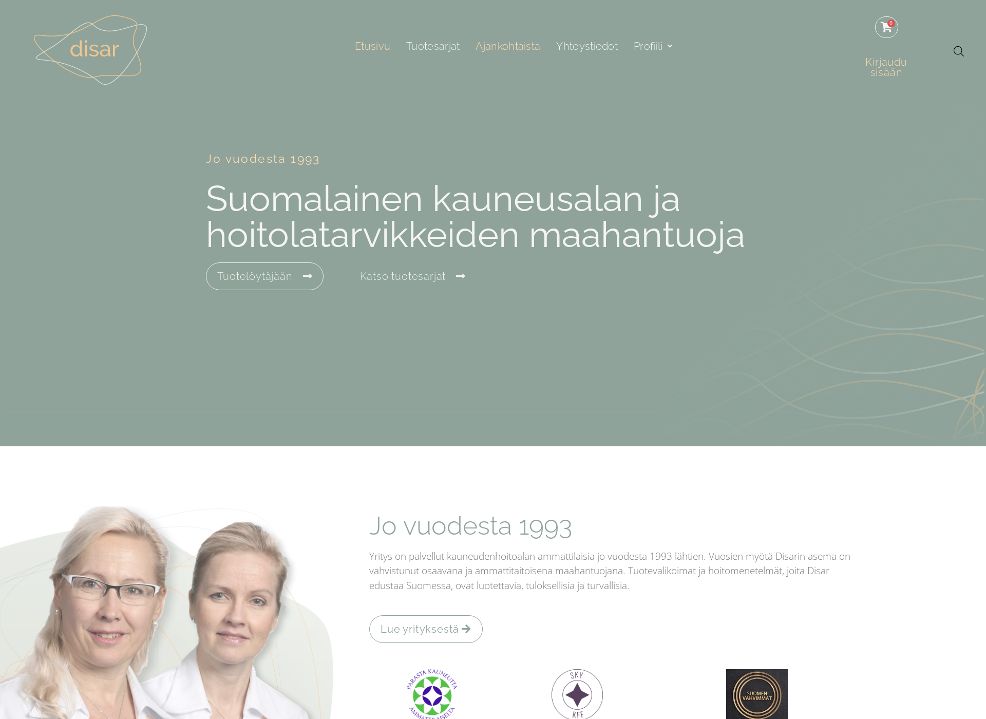 Screenshot for disar.fi