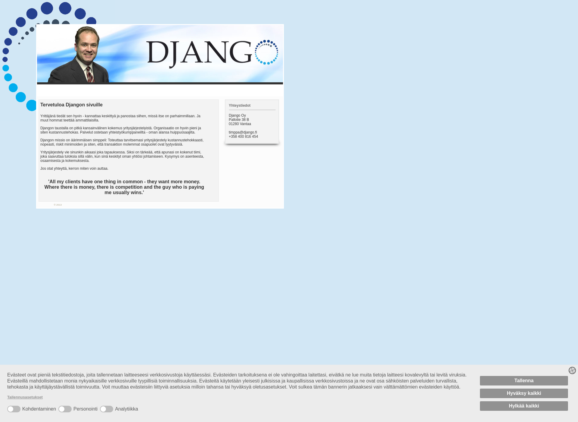 Screenshot for django.fi