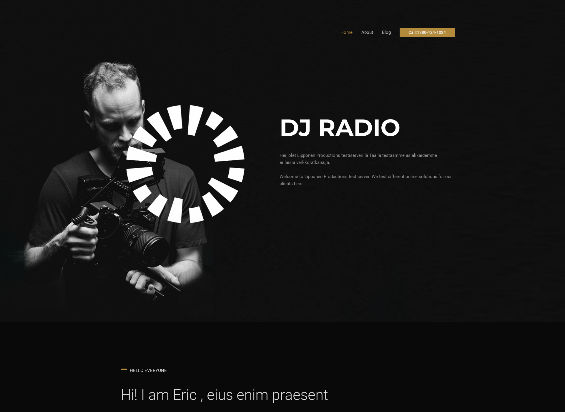 Skärmdump för djradio.fi